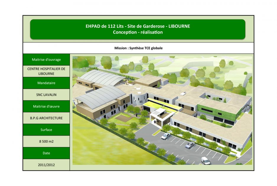 Synthèse TCE - Centre Hospitalier de Libourne