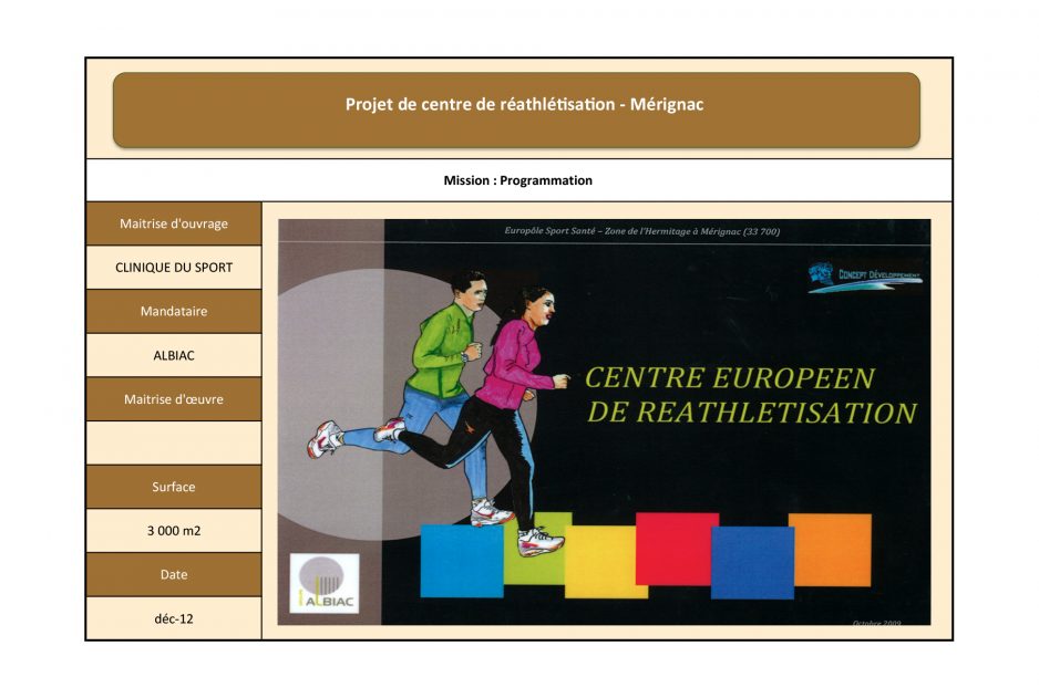 Programmation - Clinique du sport