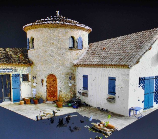 nuage de points sur maison individuelle